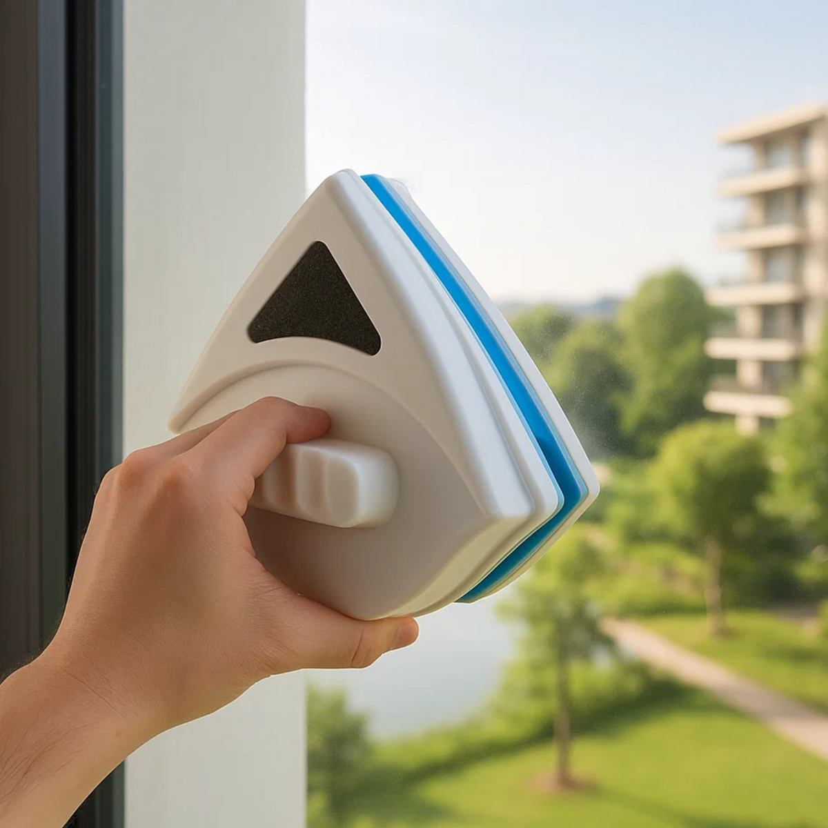 Safe Double‑Sided Window Cleaning Tool