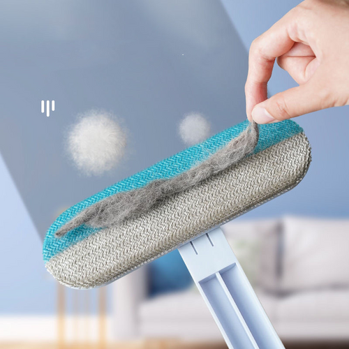 4-in-1 Pet Hair Remover Tool - Durable Multi-Surface Cleaning Brush