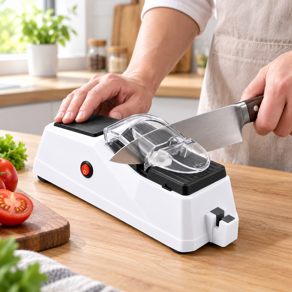 Compact Electric Knife Sharpener USB Rechargeable