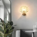 Glass Shade Wall Lamp Easy Installation Minimalist Design
